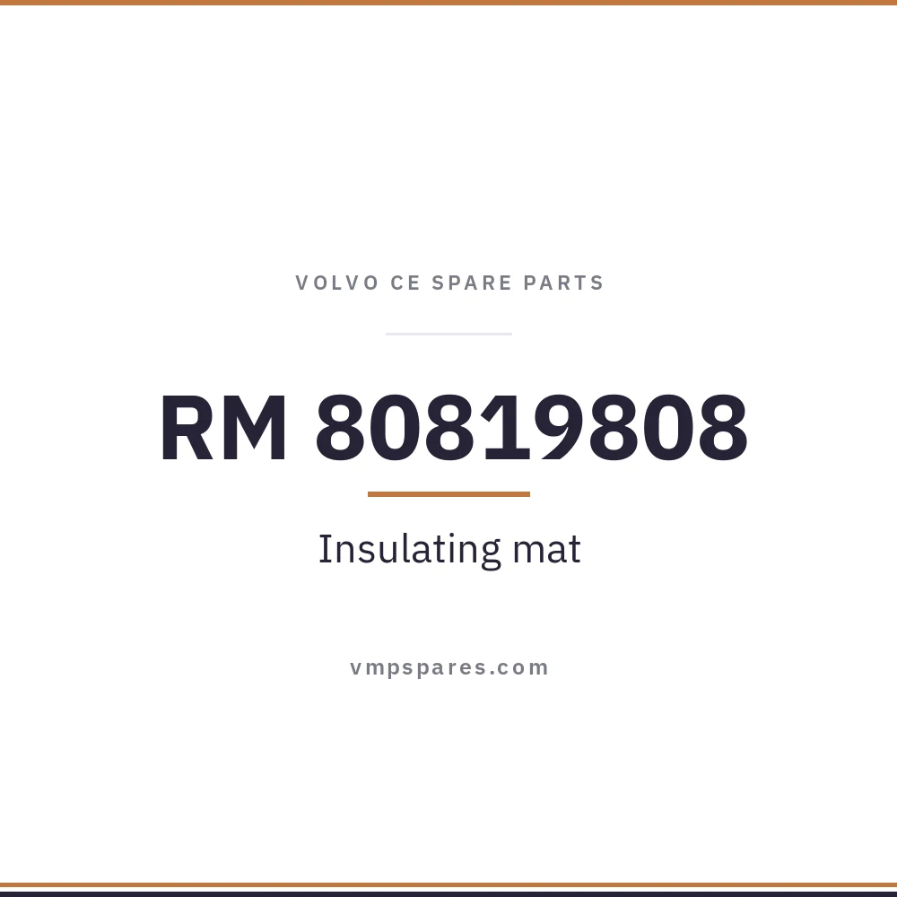 RM 80819808 – Insulating mat