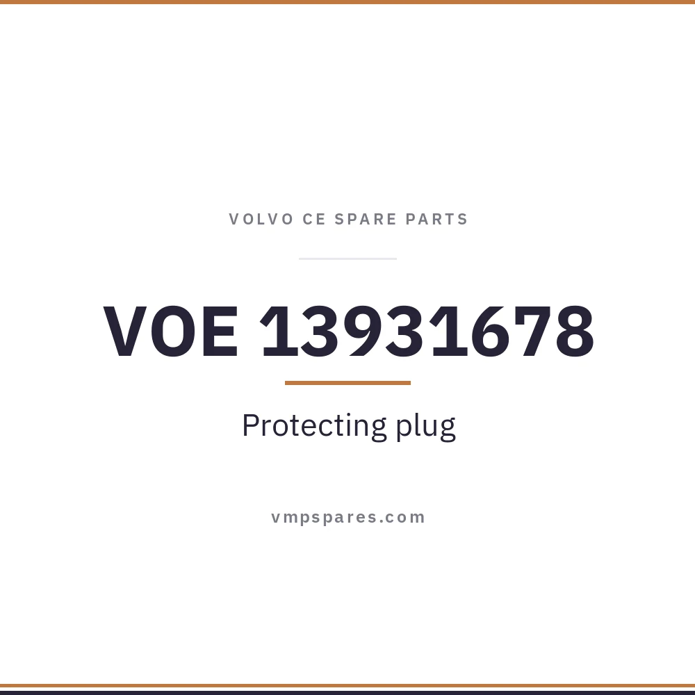 VOE 13931678 – Protecting plug