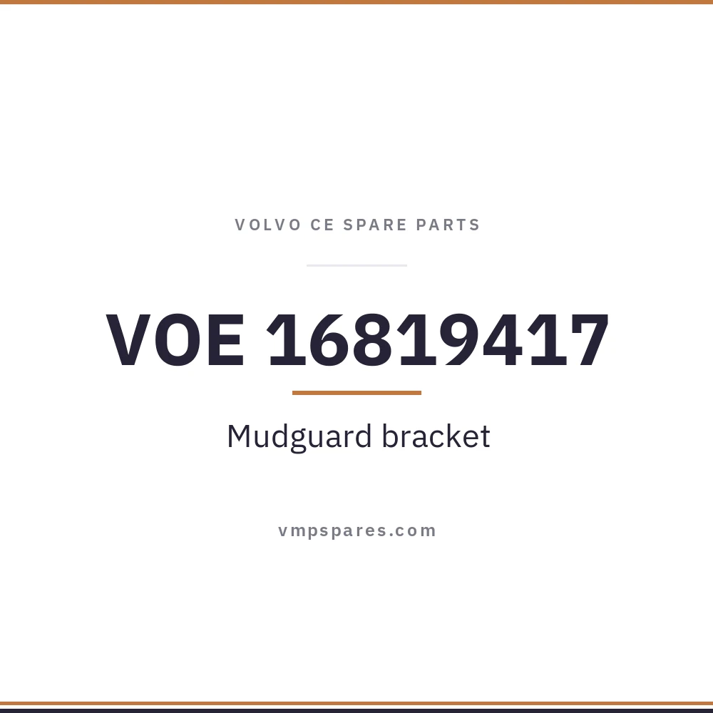 VOE 16819417 – Mudguard bracket