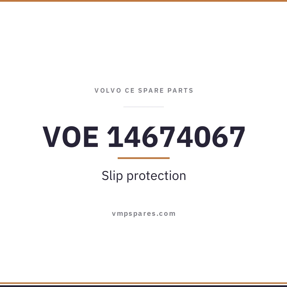VOE 14674067 – Slip protection