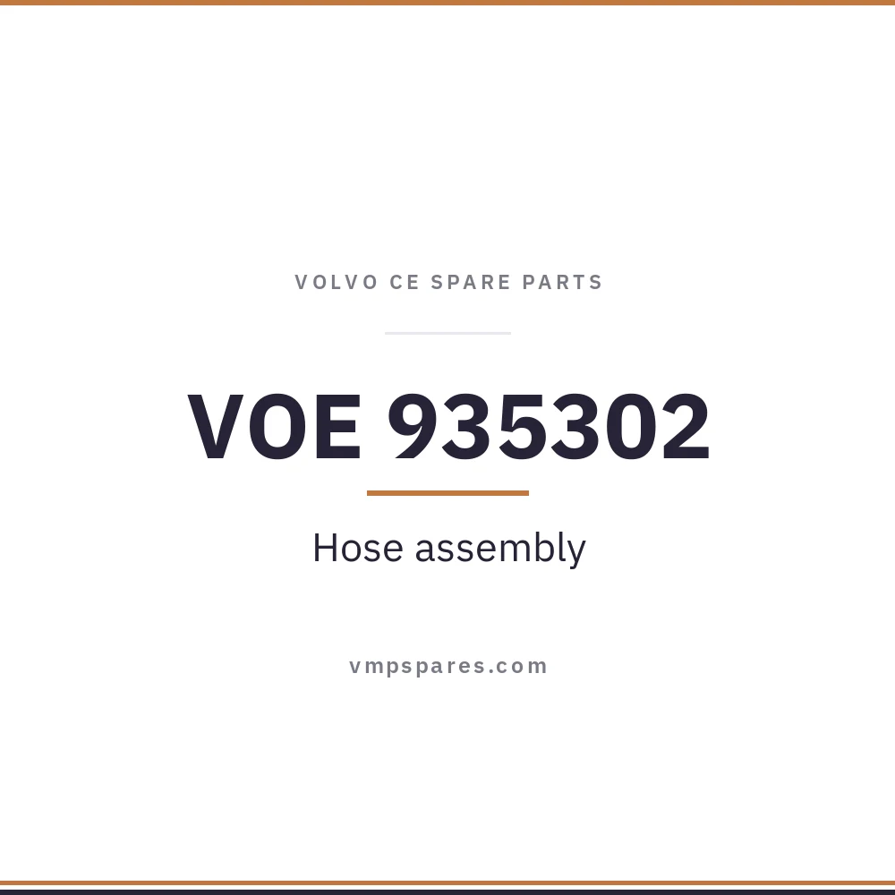 VOE 935302 – Hose assembly