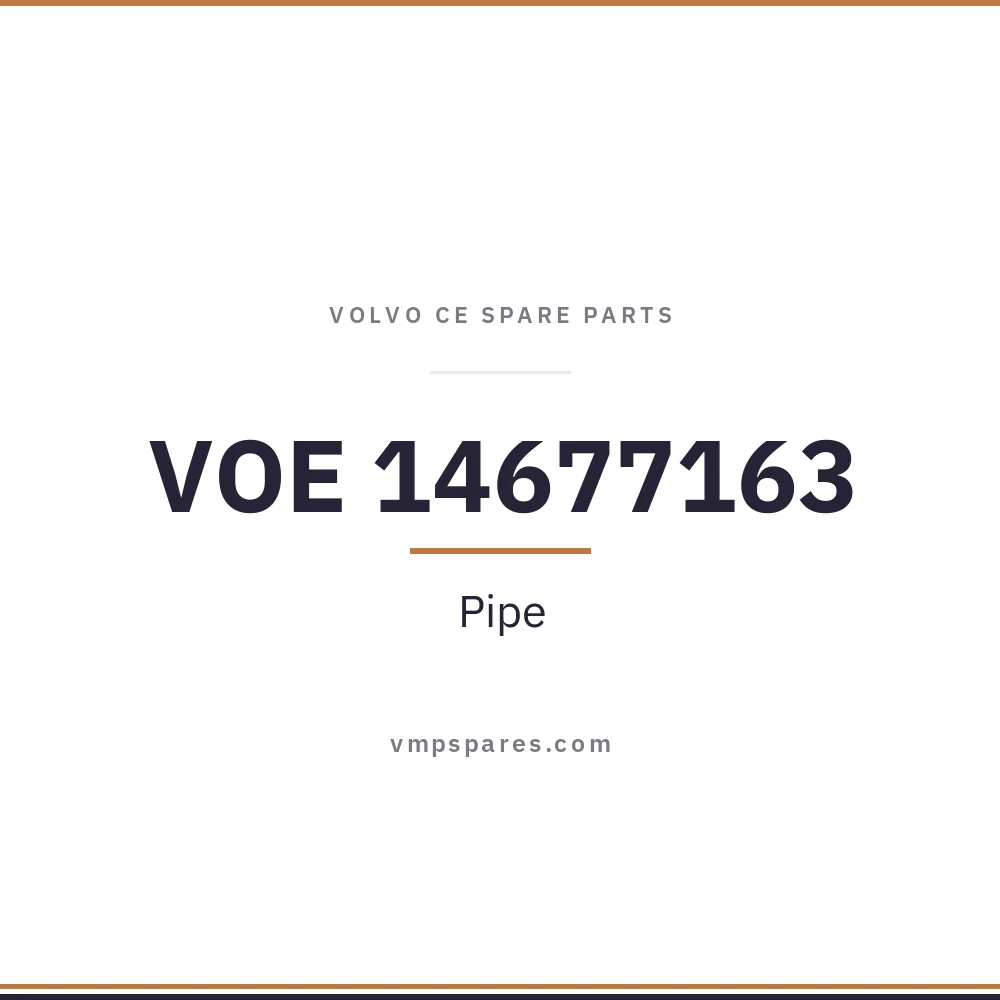 VOE 14677163 – Pipe