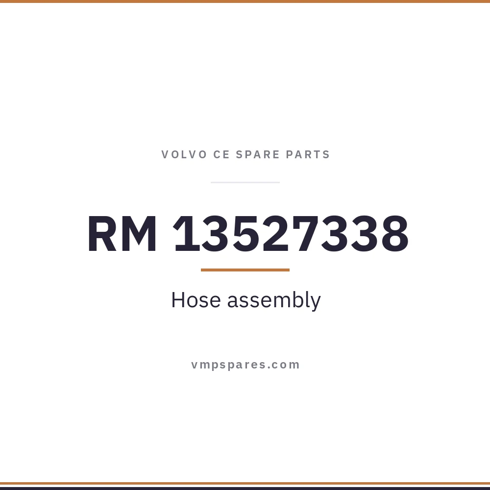 RM 13527338 – Hose assembly