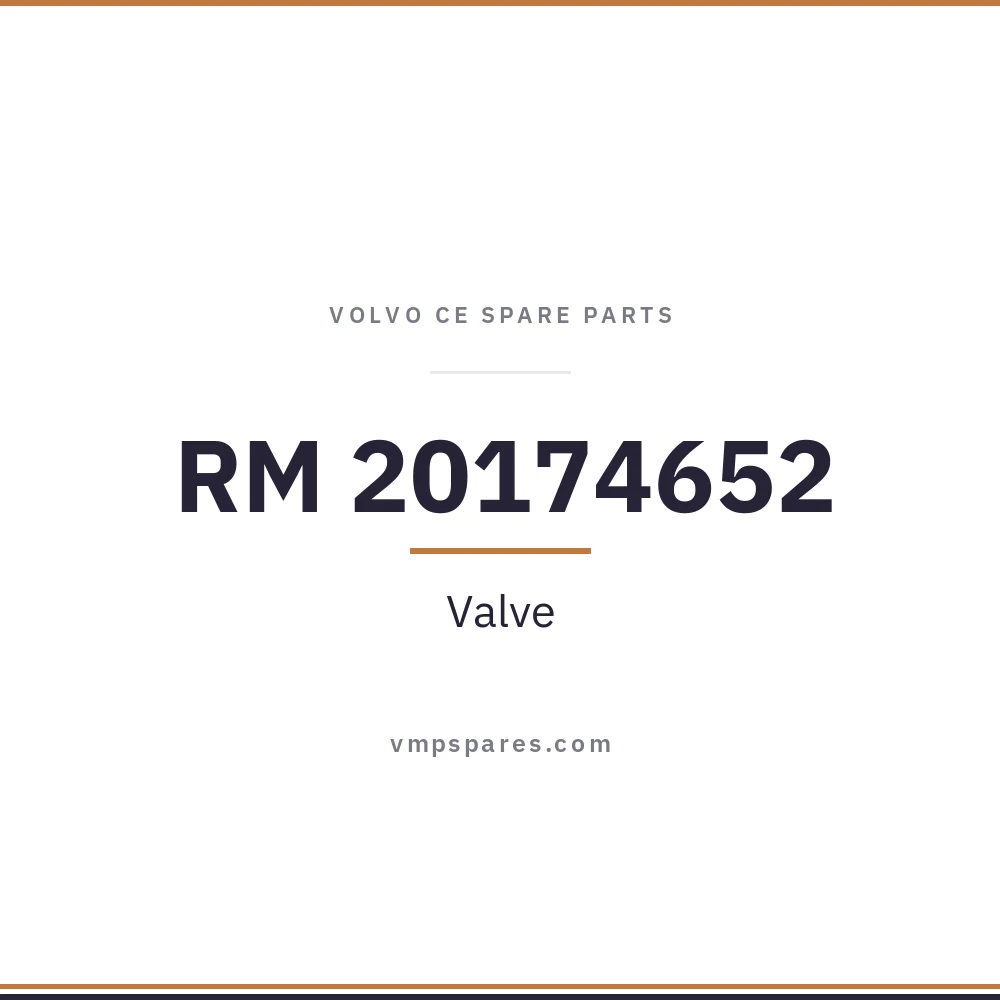 RM 20174652 – Valve