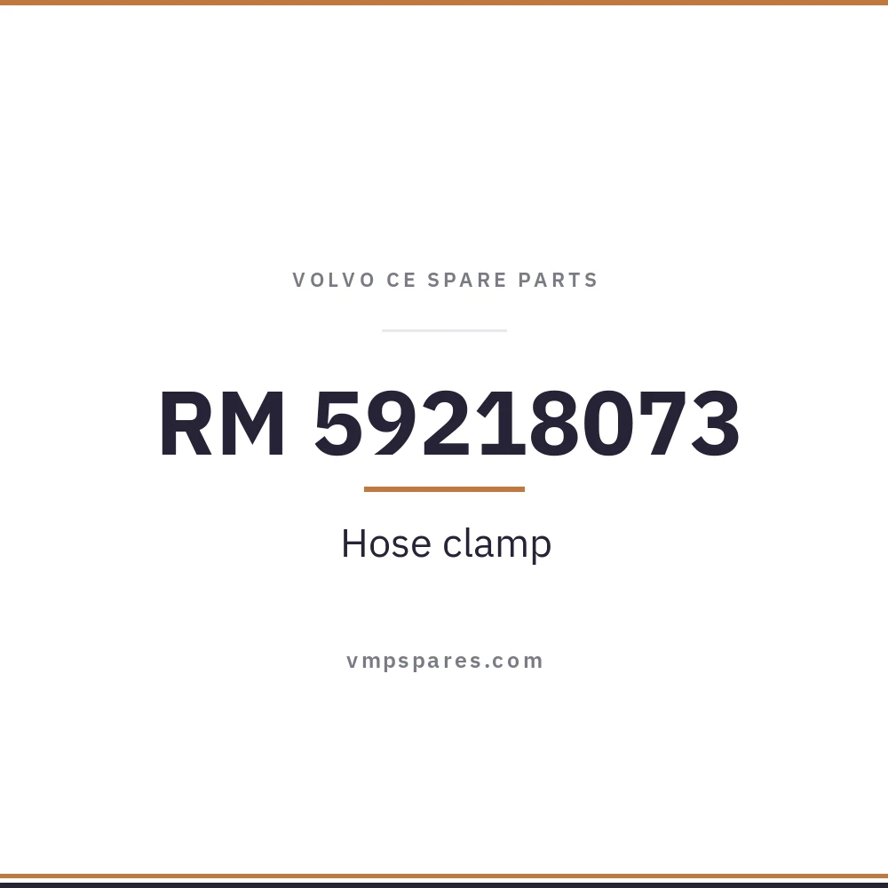 RM 59218073 – Hose clamp