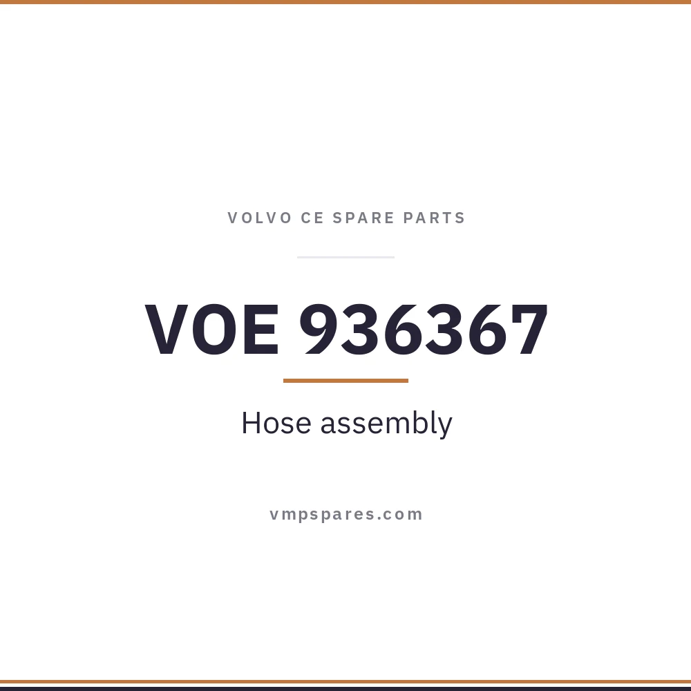 VOE 936367 – Hose assembly