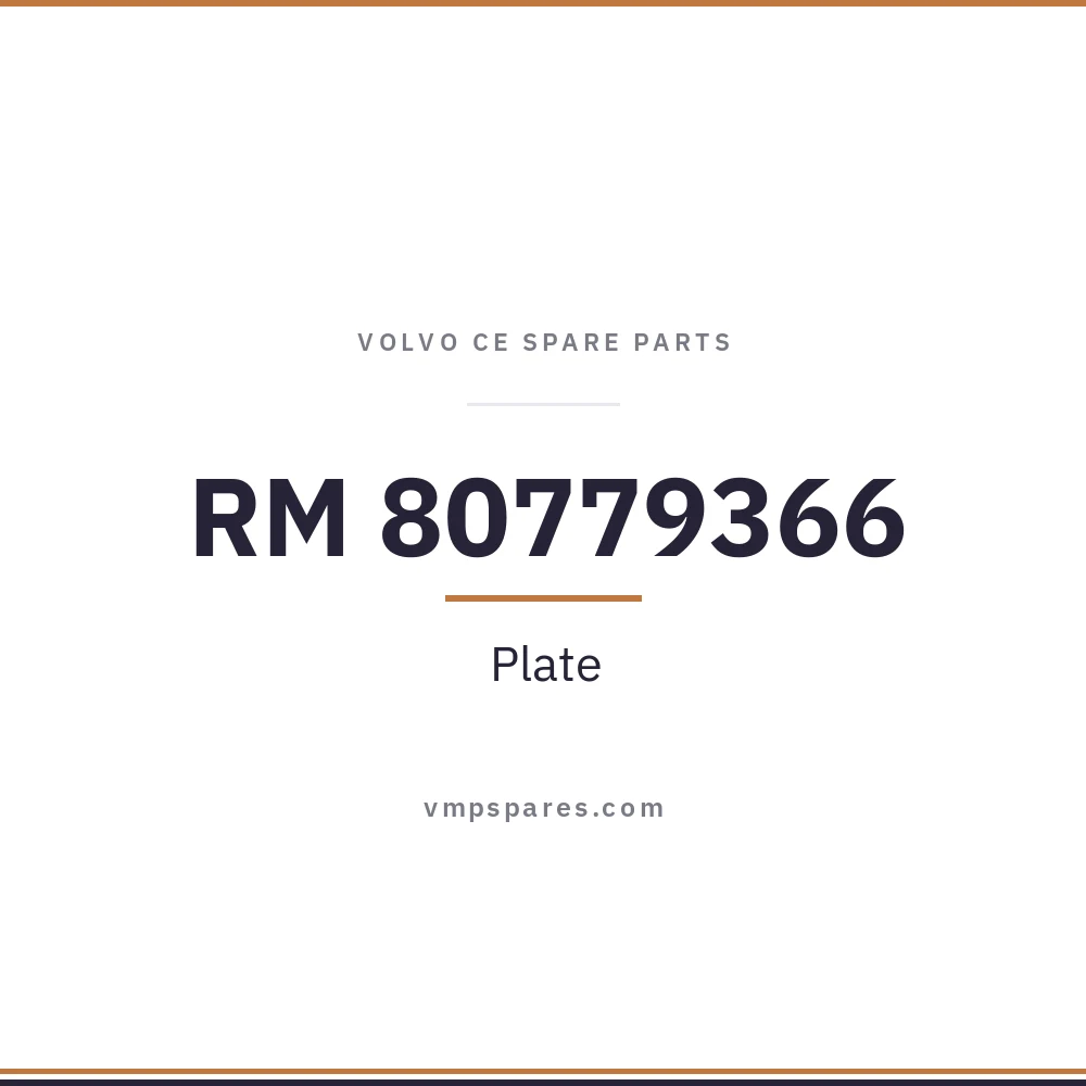 RM 80779366 – Plate