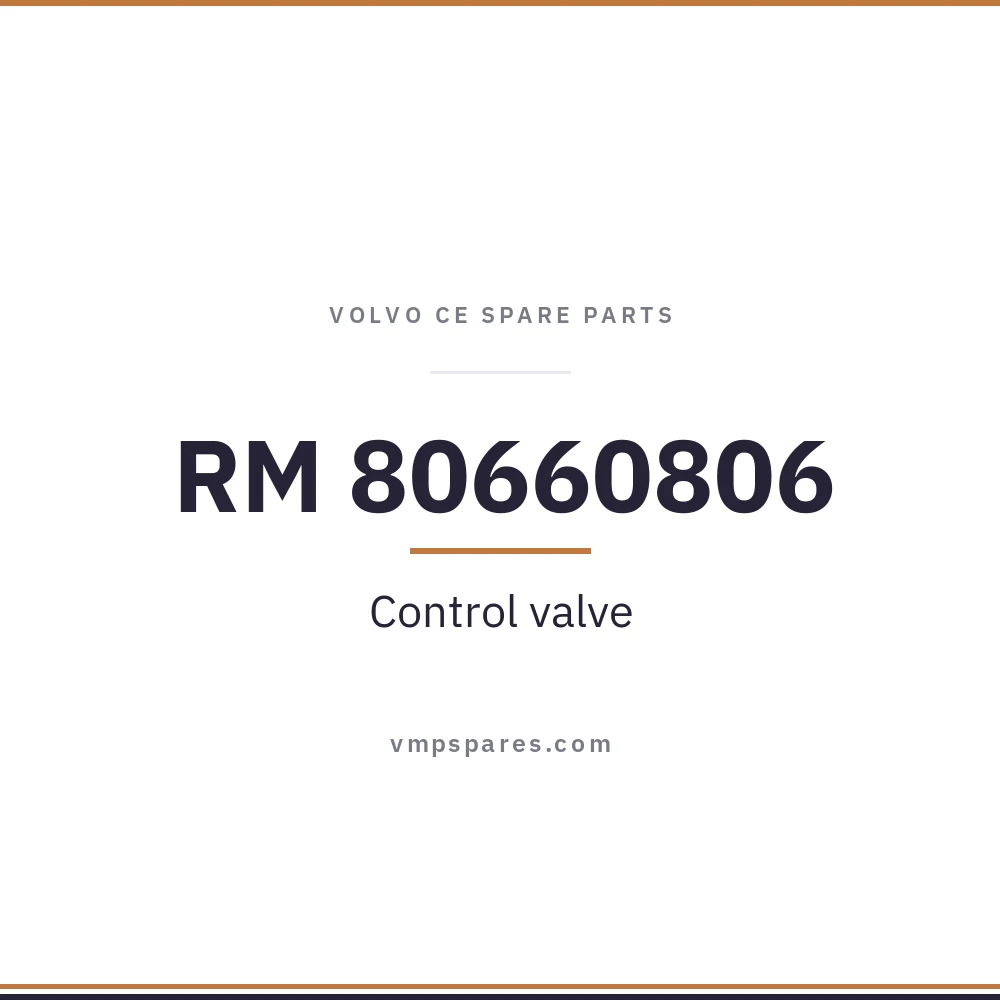 RM 80660806 – Control valve
