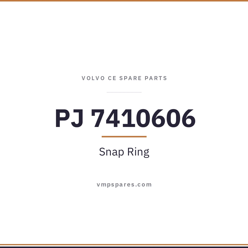 PJ 7410606 – Snap Ring