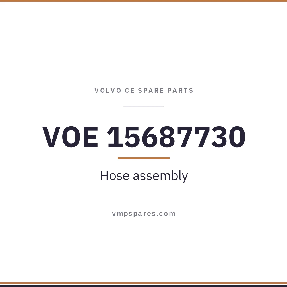 VOE 15687730 – Hose assembly