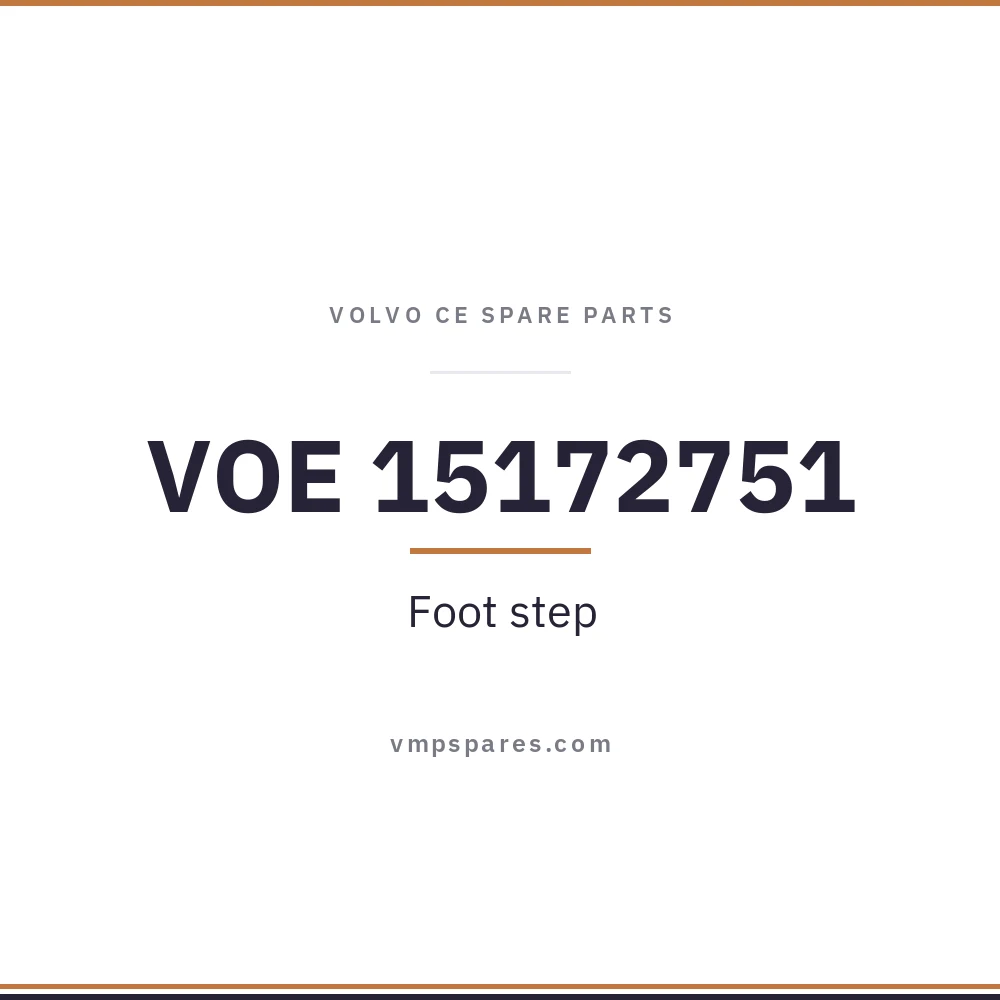 VOE 15172751 – Foot step