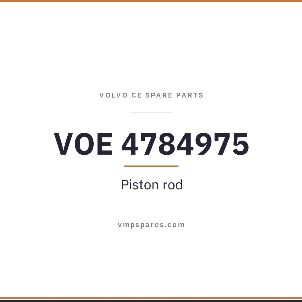 VOE 4784975 – Piston rod