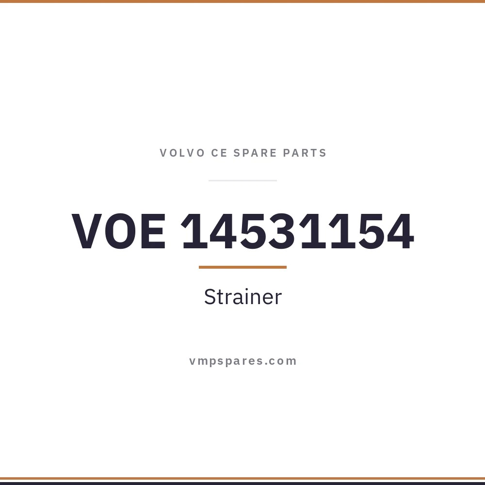 VOE 14531154 – Strainer