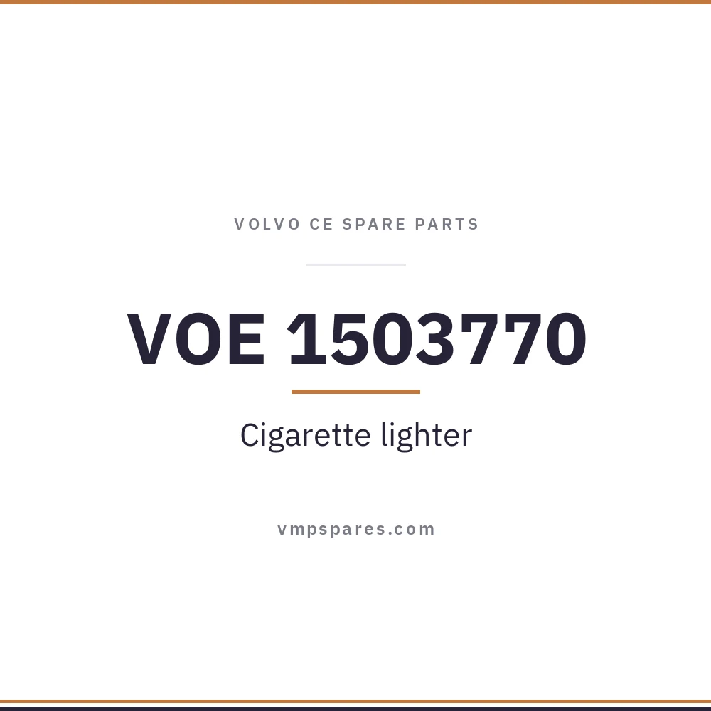 VOE 1503770 – Cigarette lighter
