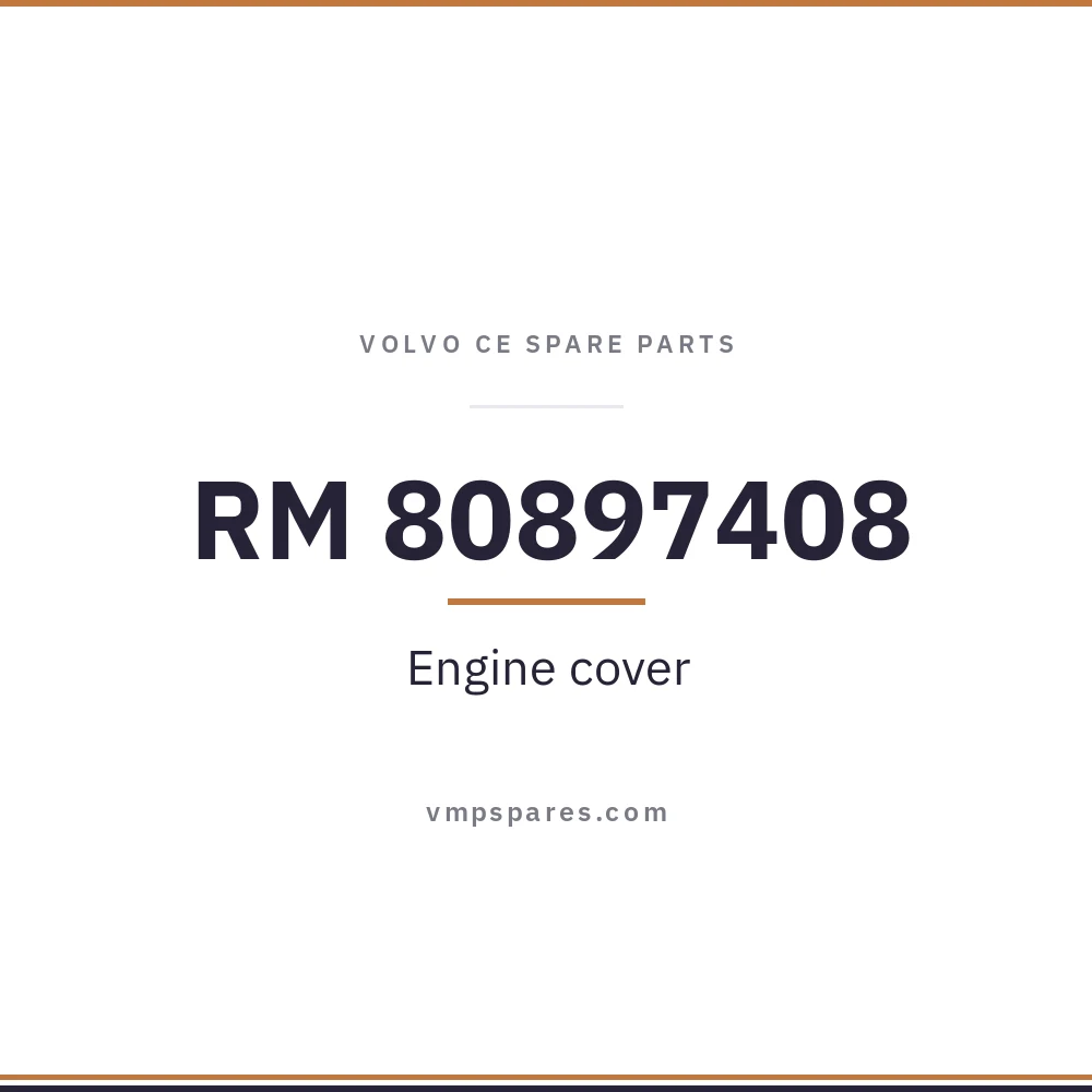 RM 80897408 – Engine cover