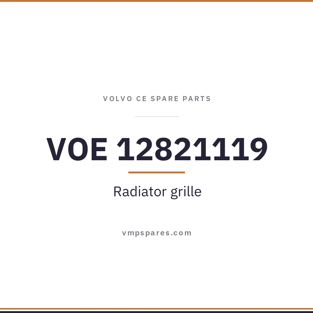 VOE 12821119 – Radiator grille
