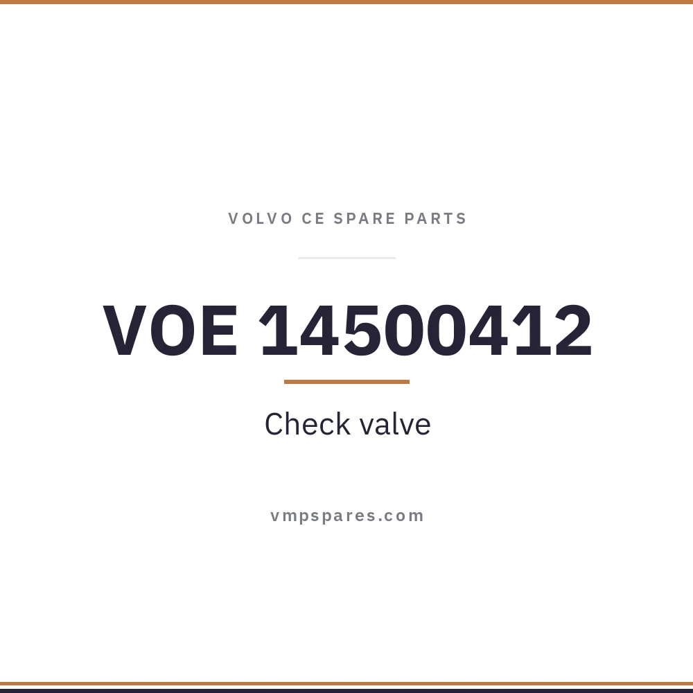 VOE 14500412 – Check valve