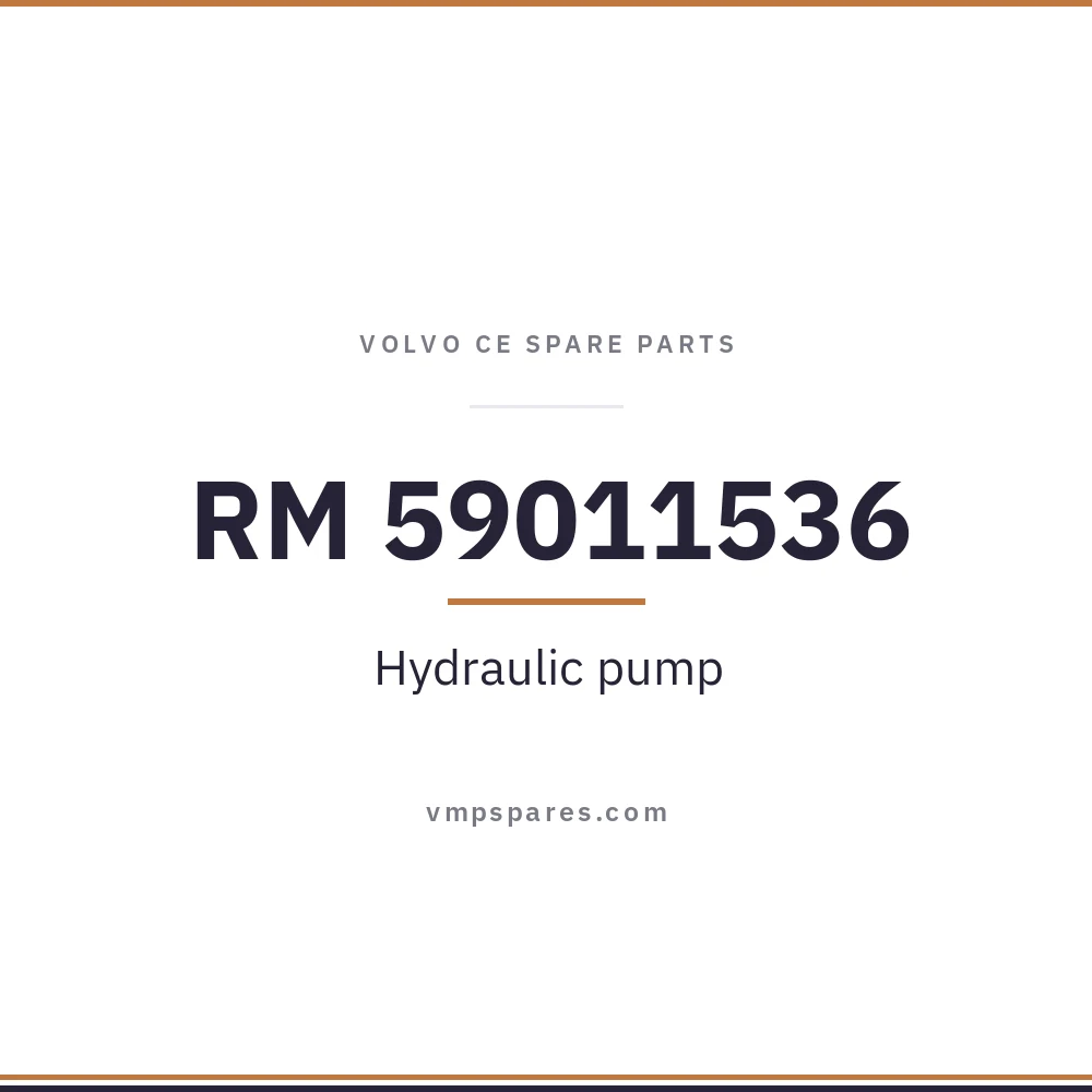 RM 59011536 – Hydraulic pump