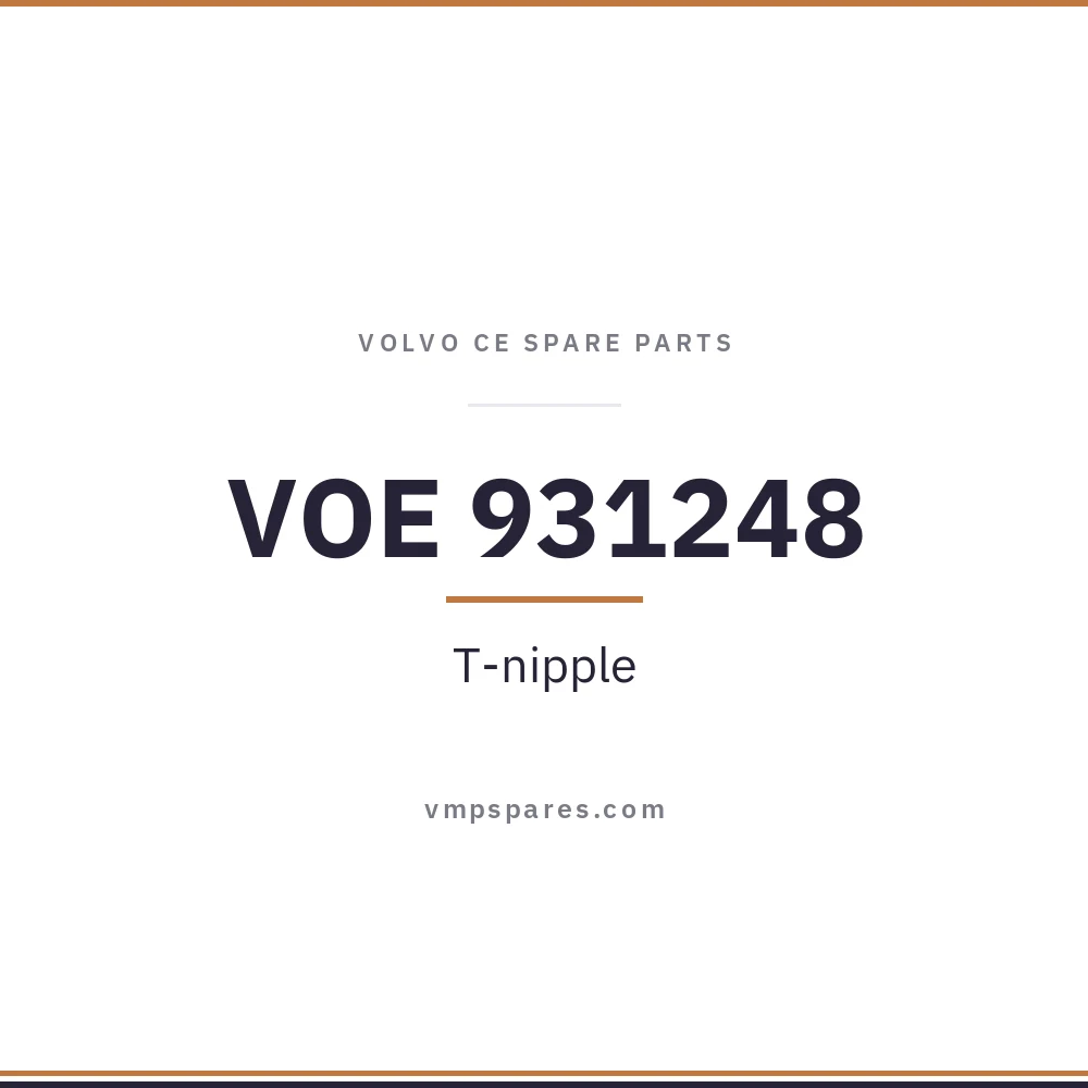 VOE 931248 – T-nipple