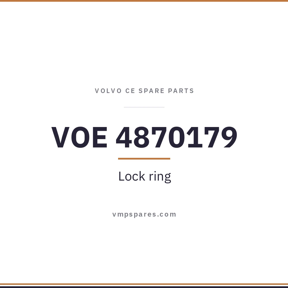 VOE 4870179 – Lock ring