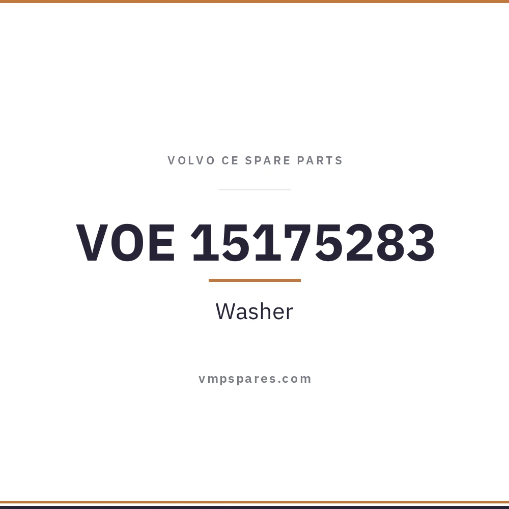 VOE 15175283 – Washer
