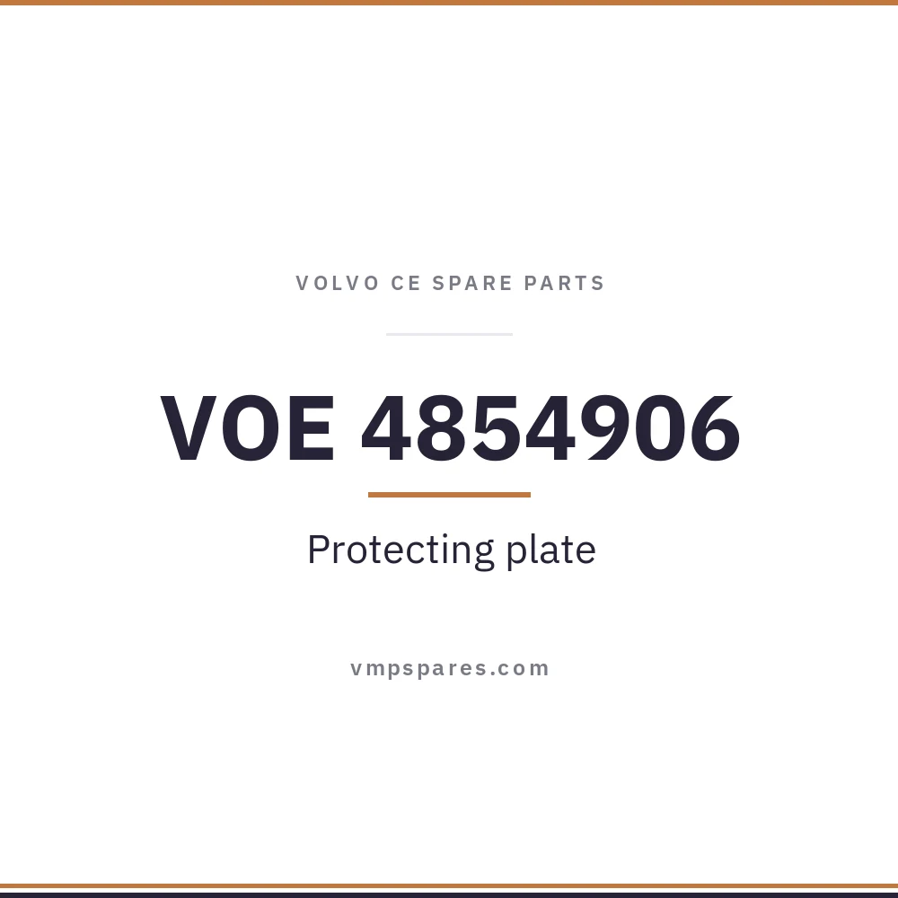 VOE 4854906 – Protecting plate