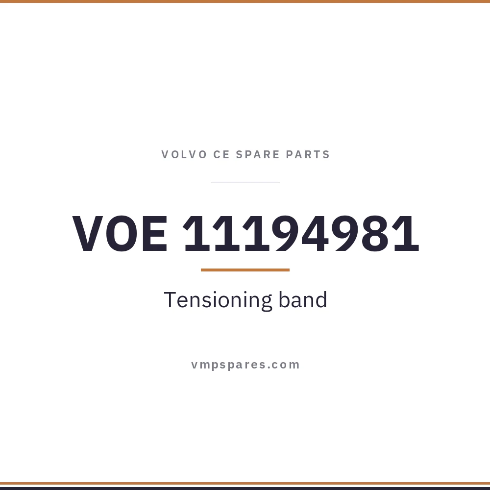 VOE 11194981 – Tensioning band