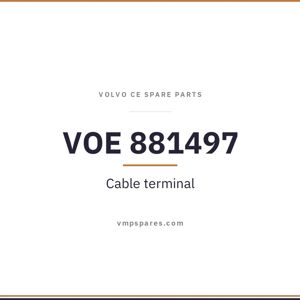 VOE 881497 – Cable terminal