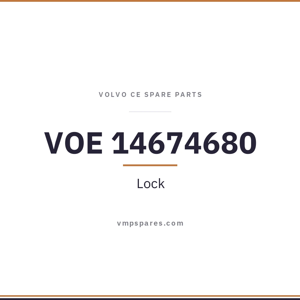 VOE 14674680 – Lock