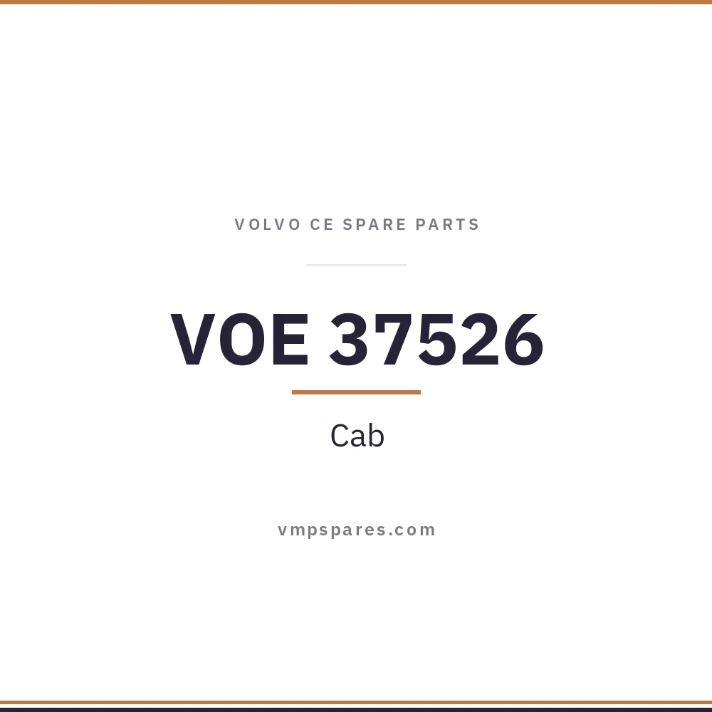 VOE 37526 – Cab