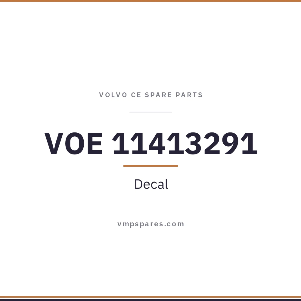 VOE 11413291 – Decal