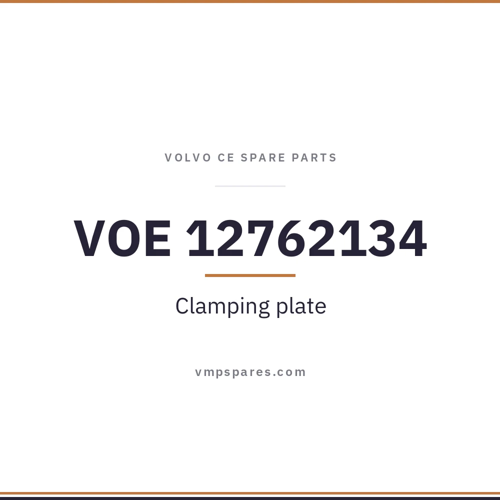 VOE 12762134 – Clamping plate