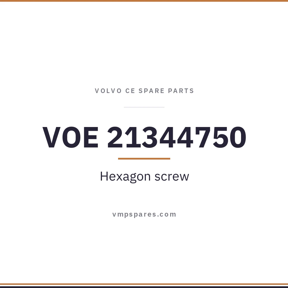 VOE 21344750 – Hexagon screw