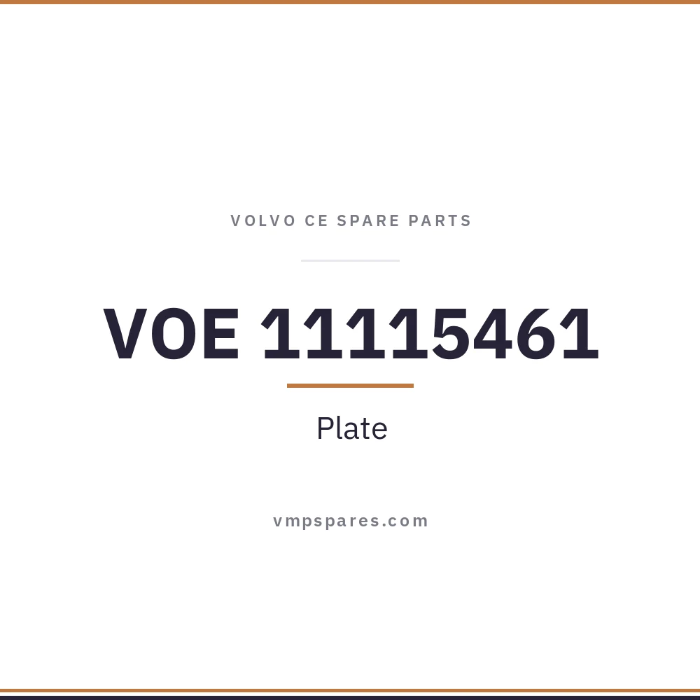 VOE 11115461 – Plate