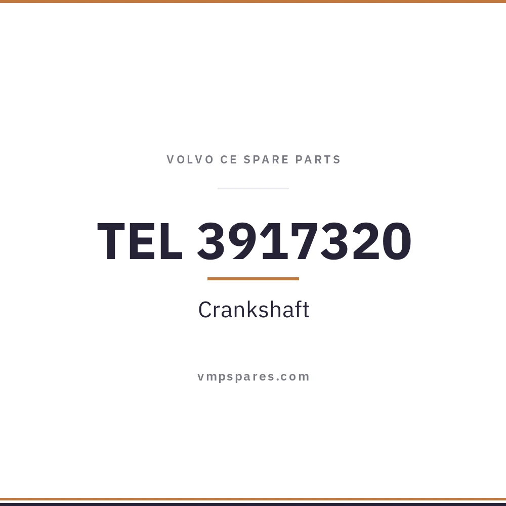 TEL 3917320 – Crankshaft