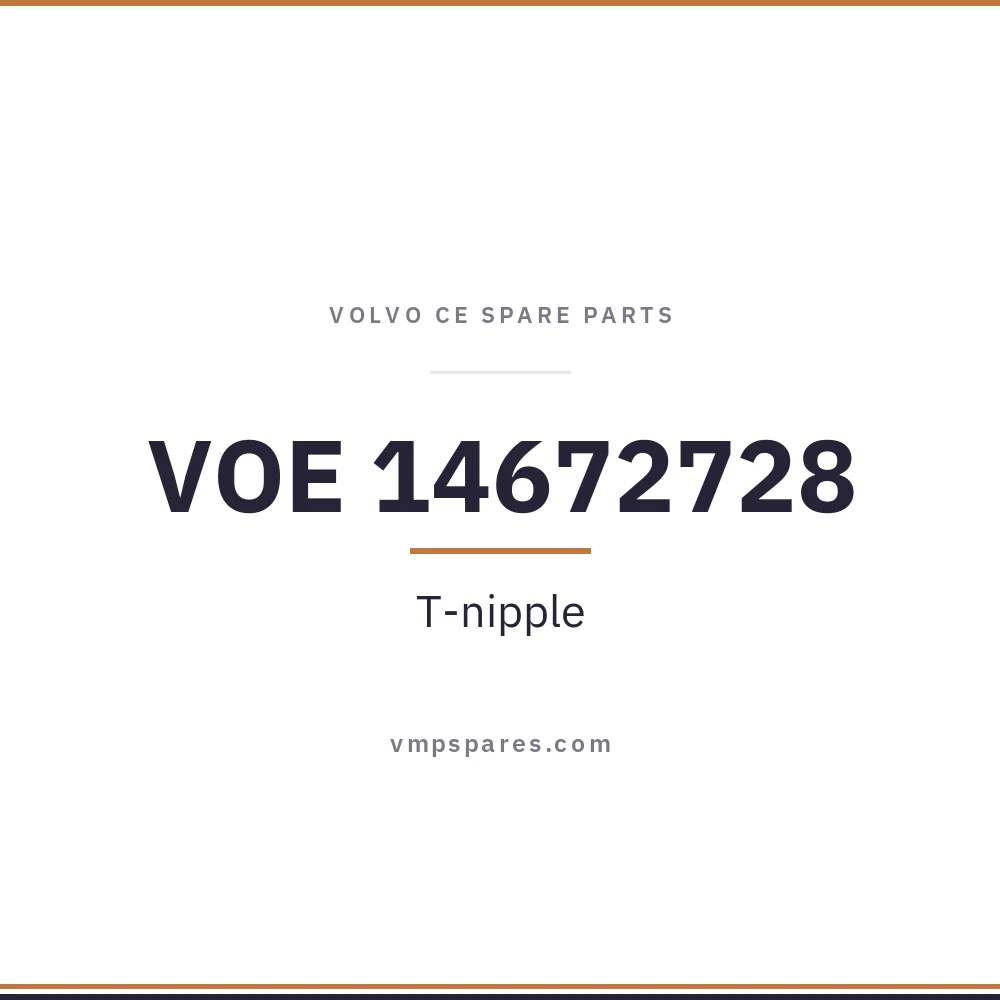 VOE 14672728 – T-nipple