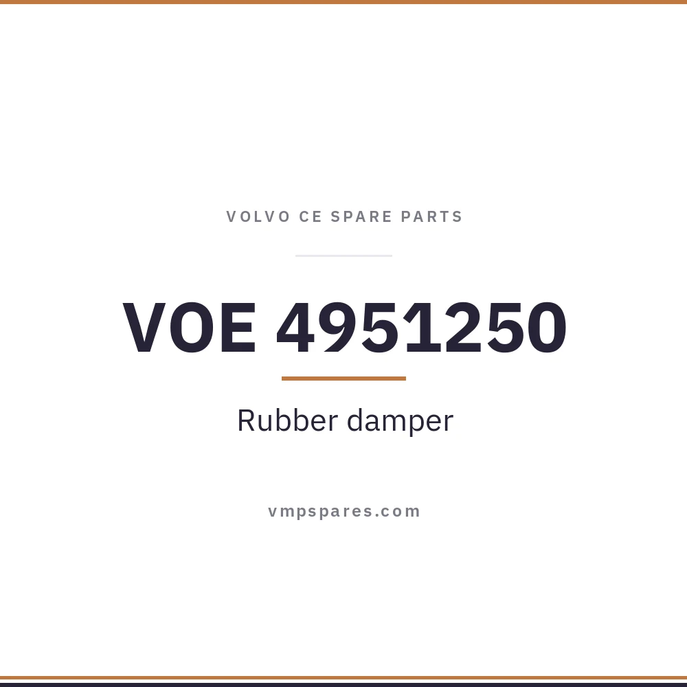 VOE 4951250 – Rubber damper
