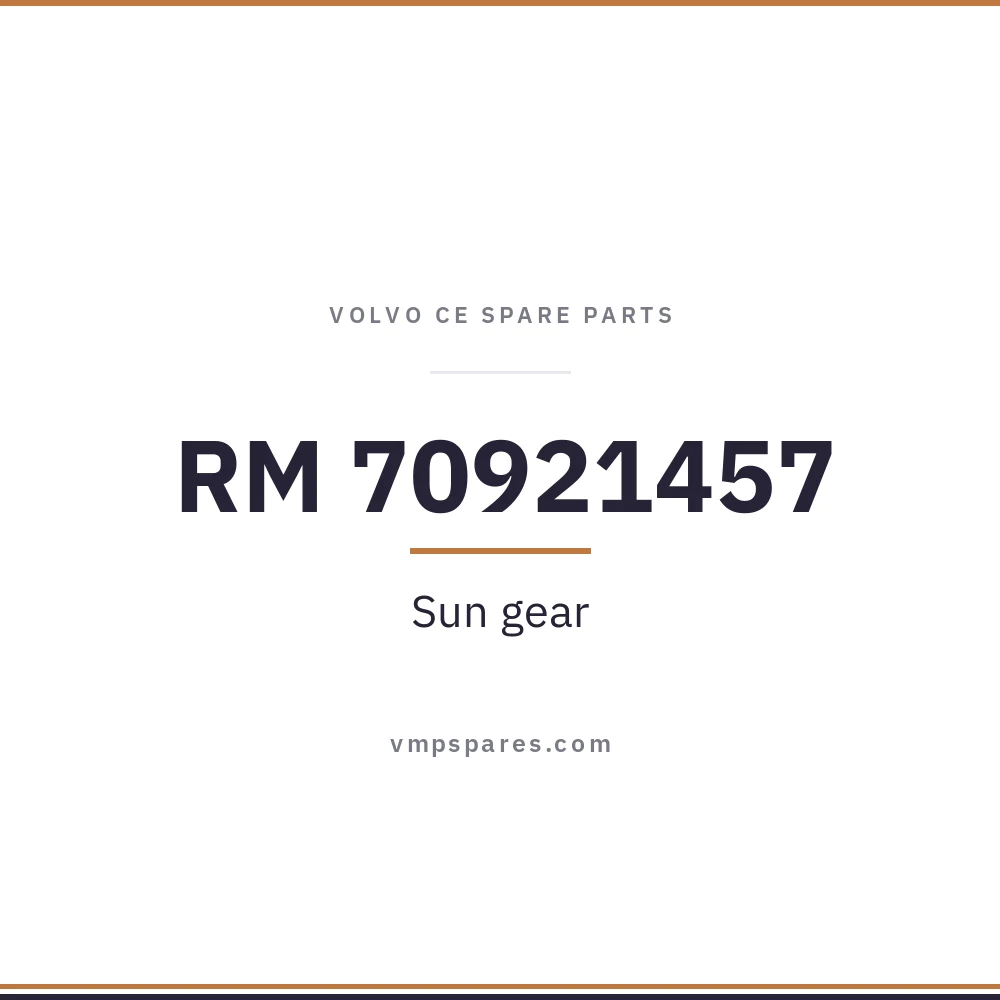 RM 70921457 – Sun gear
