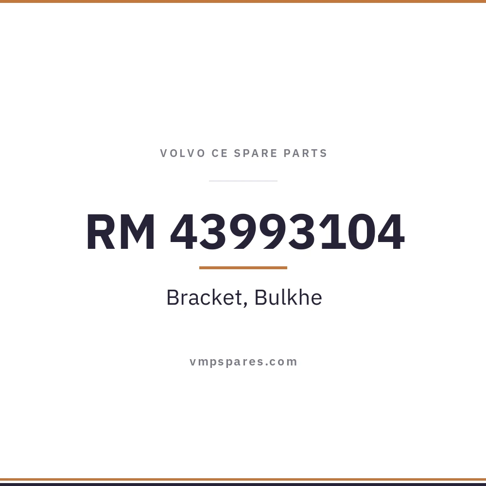 RM 43993104 – Bracket, Bulkhe