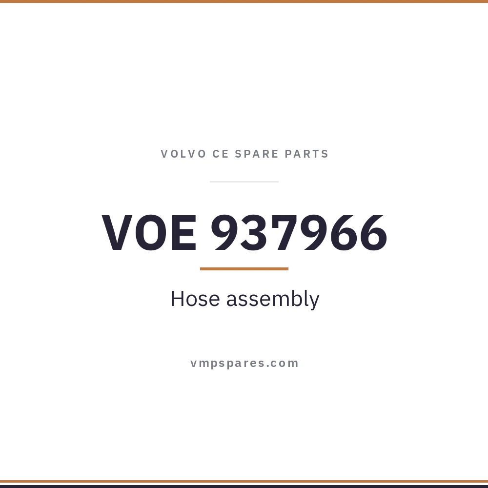 VOE 937966 – Hose assembly