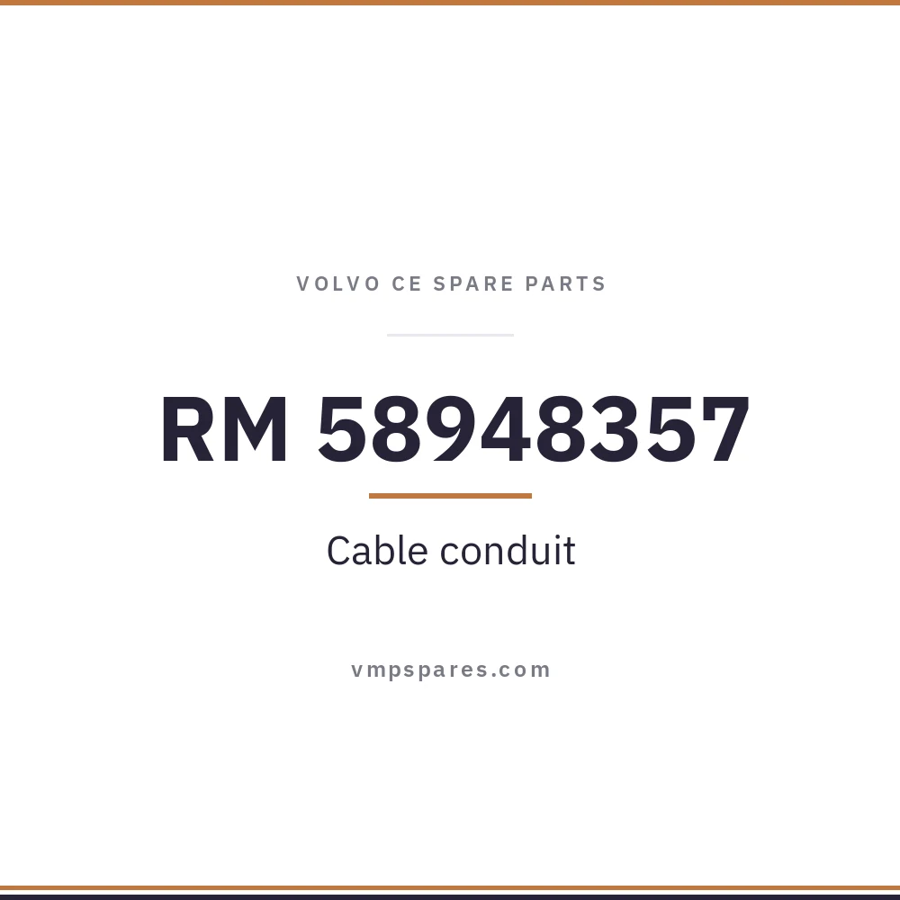 RM 58948357 – Cable conduit