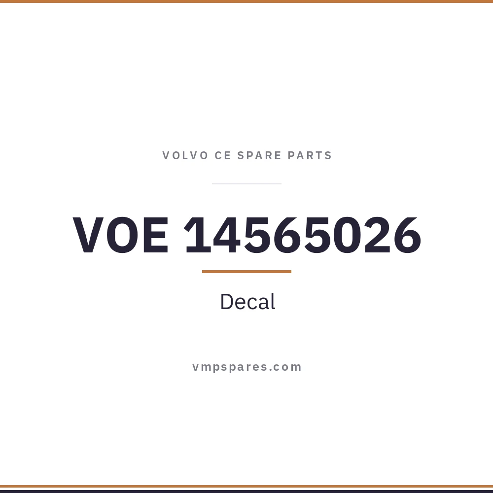 VOE 14565026 – Decal