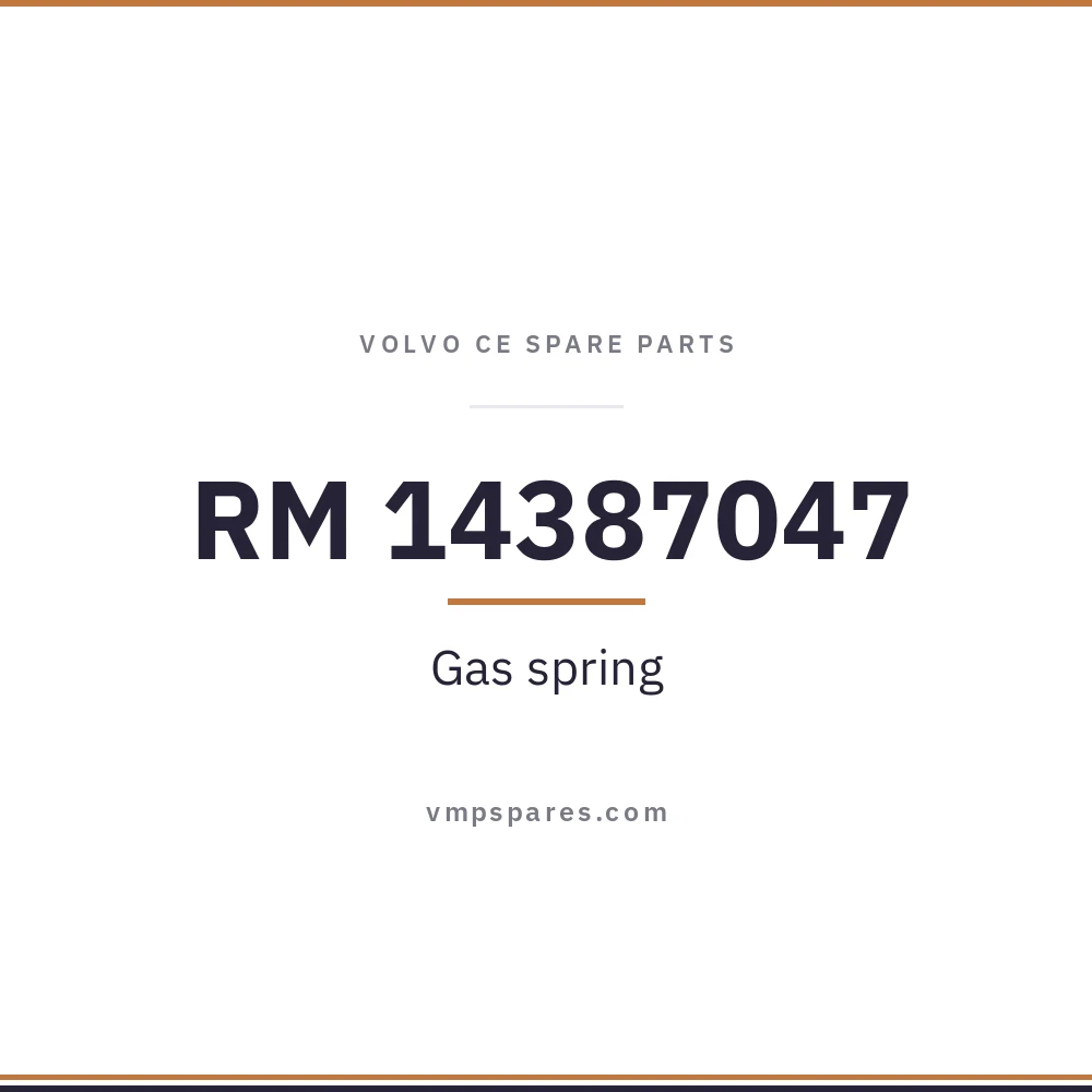 RM 14387047 – Gas spring