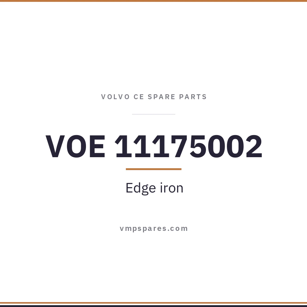 VOE 11175002 – Edge iron