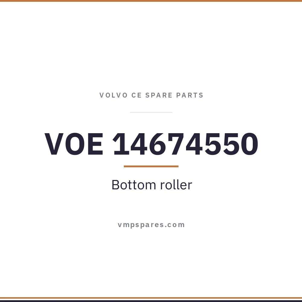 VOE 14674550 – Bottom roller
