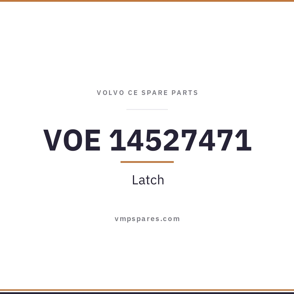 VOE 14527471 – Latch