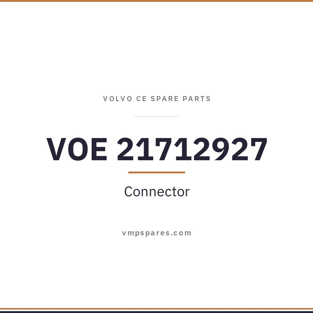 VOE 21712927 – Connector