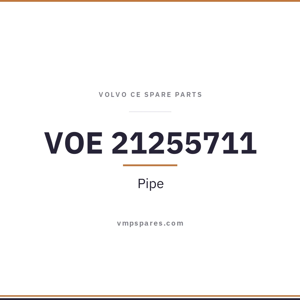 VOE 21255711 – Pipe