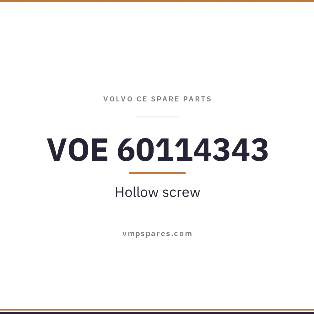 VOE 60114343 – Hollow screw