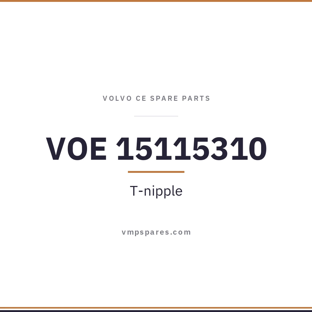 VOE 15115310 – T-nipple
